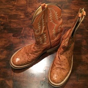 Men’s - Rios of Mercedes Leather Ostrich boots